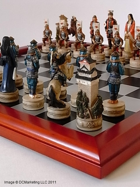 Samurai Themed Chess Set